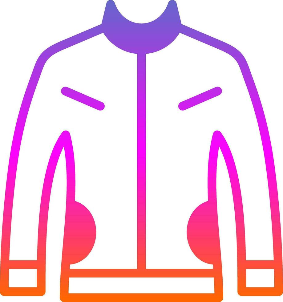 Leather jacket Vector Icon Design