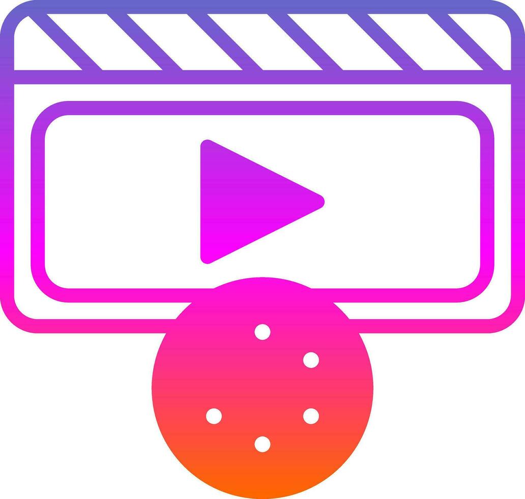 Video Vector Icon Design