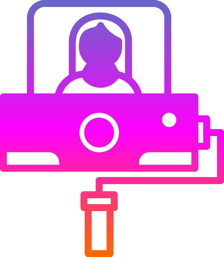 Vlogger Vector Icon Design