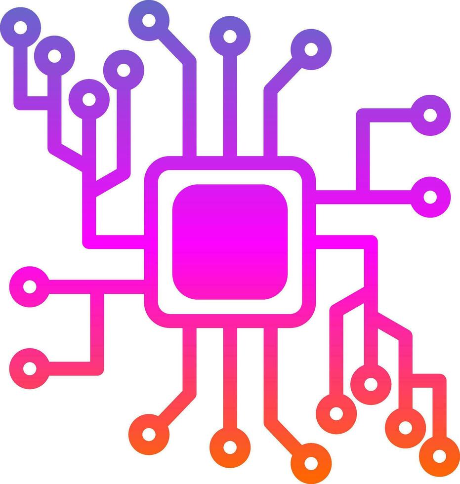 Circuits Vector Icon Design