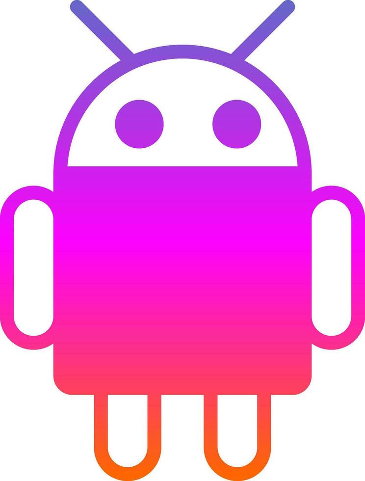 androide vector icono diseño