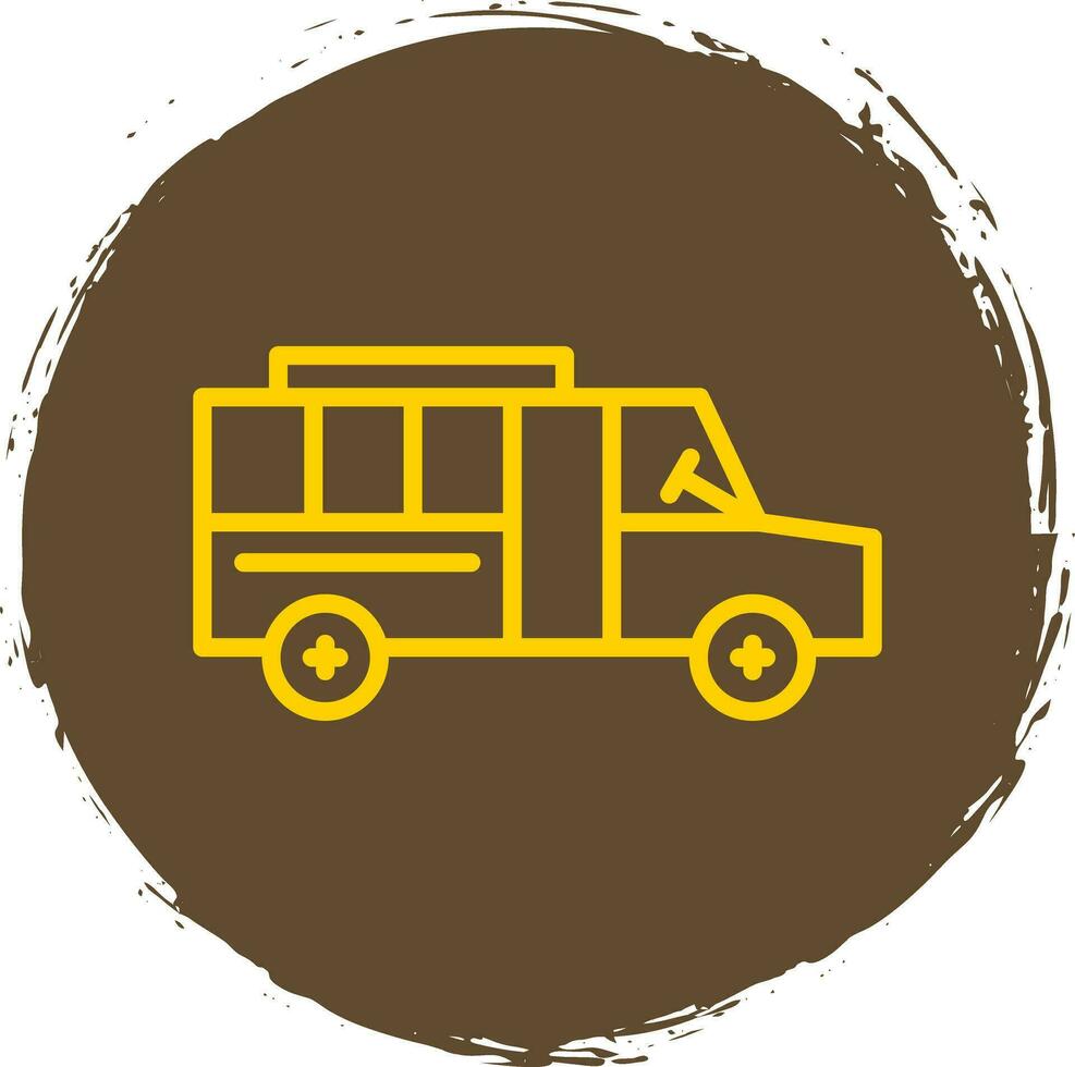 School bus Vector Icon Design