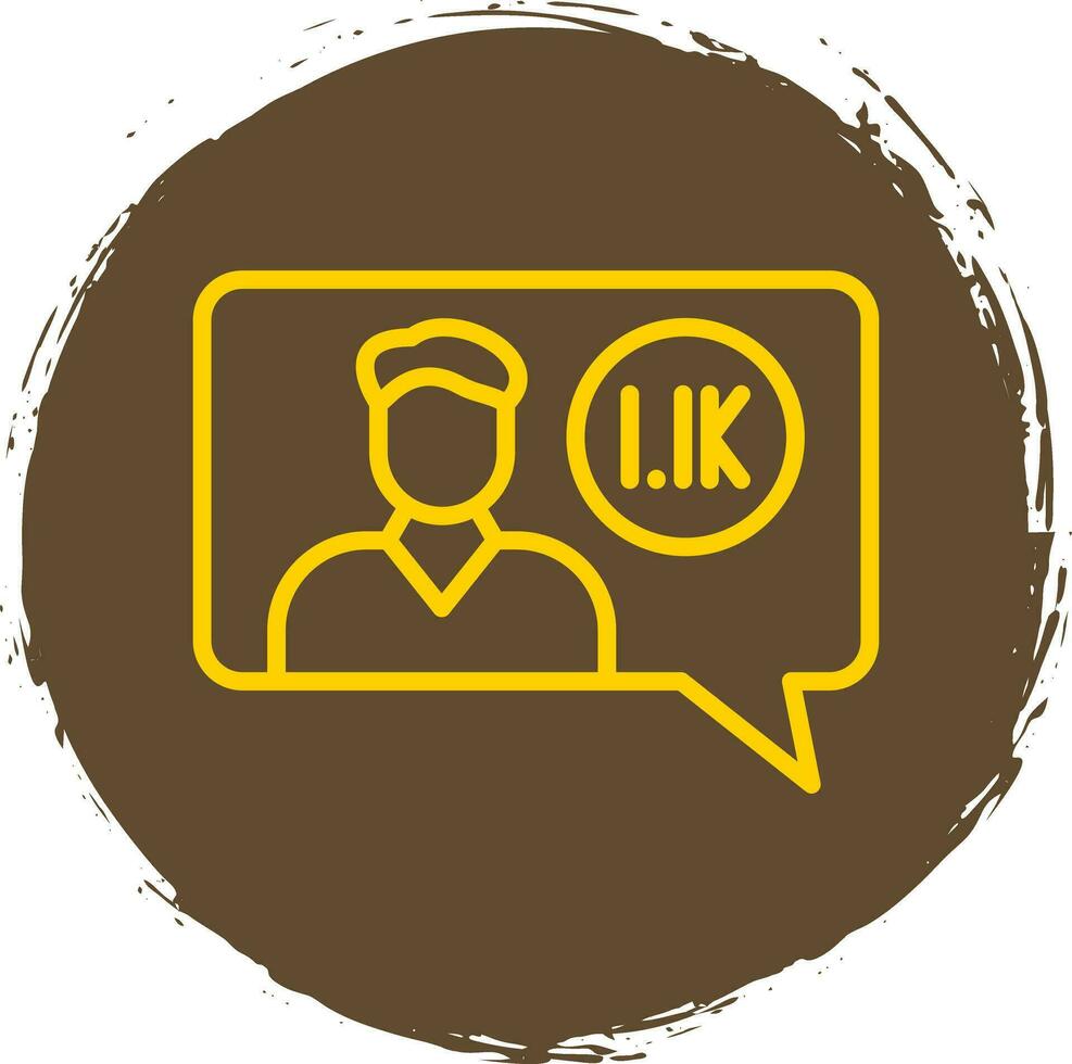 Follower Vector Icon Design