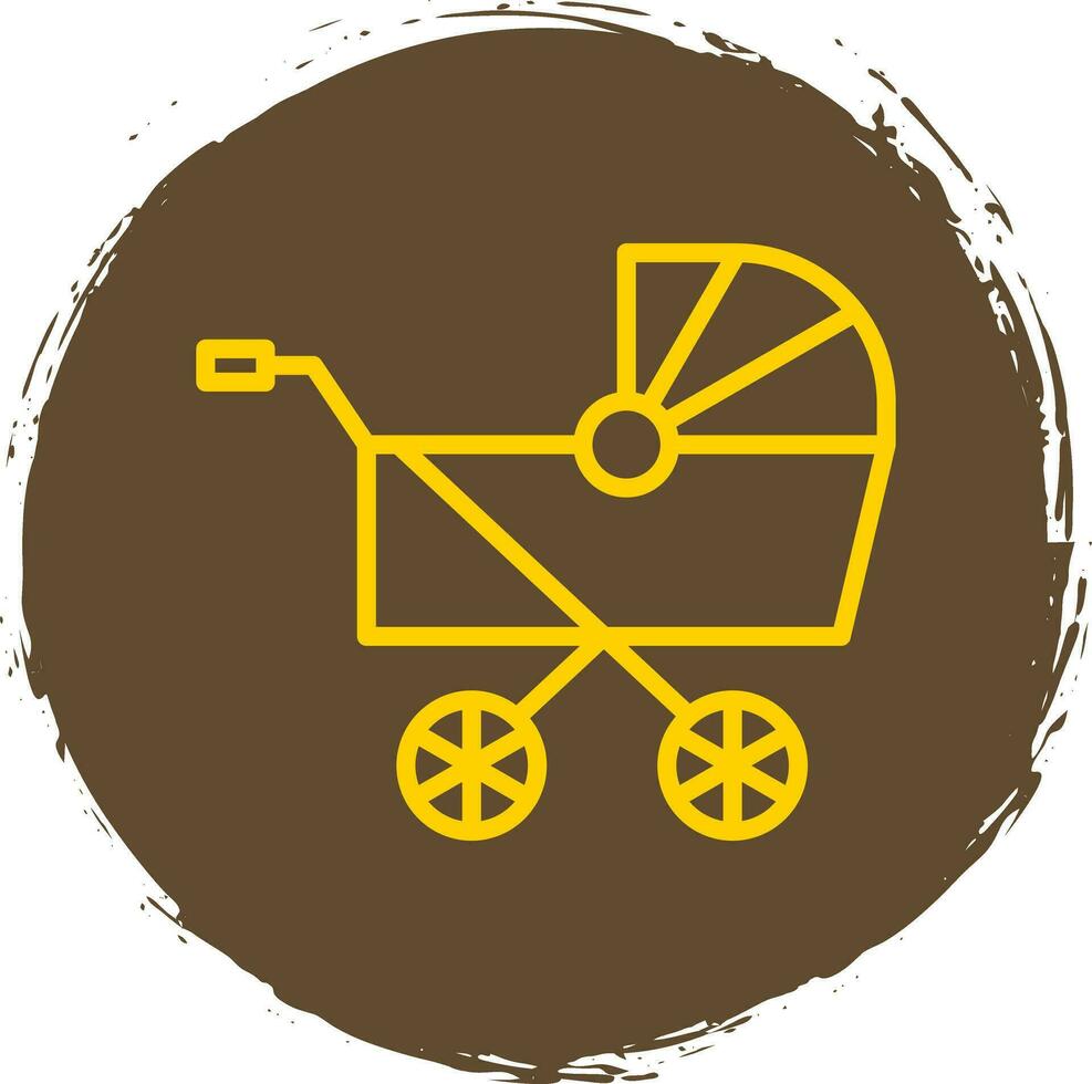 Pram Vector Icon Design