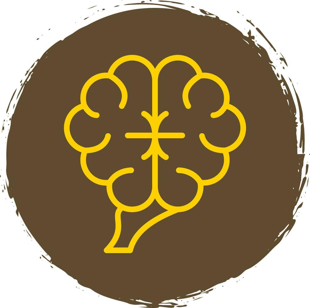 Human brain Vector Icon Design