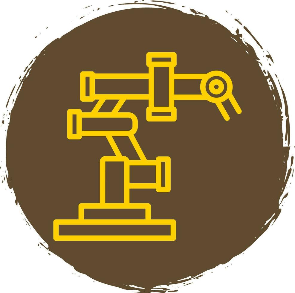 Robotic arm Vector Icon Design