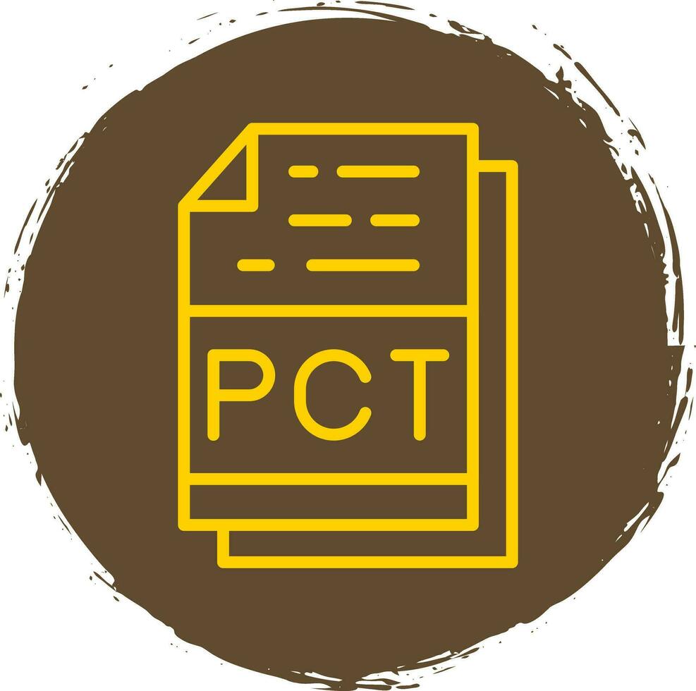 Pct File Format Vector Icon Design