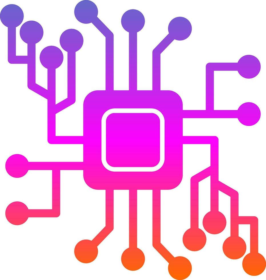 Circuits Vector Icon Design