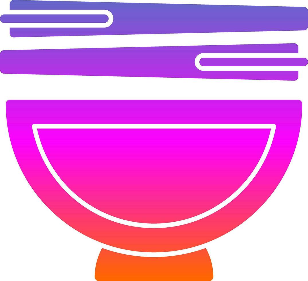 Chopsticks Vector Icon Design