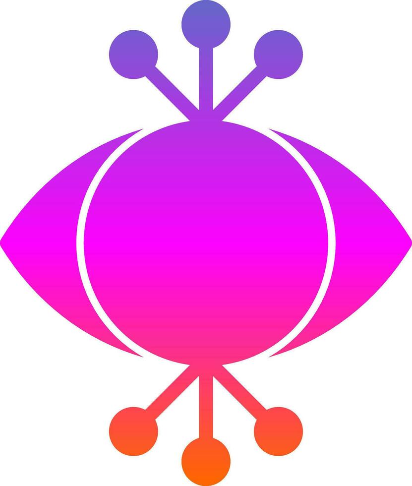 Cyber eye Vector Icon Design