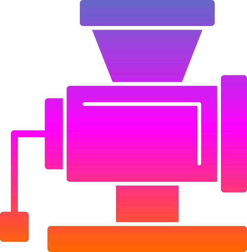 Meat grinder Vector Icon Design