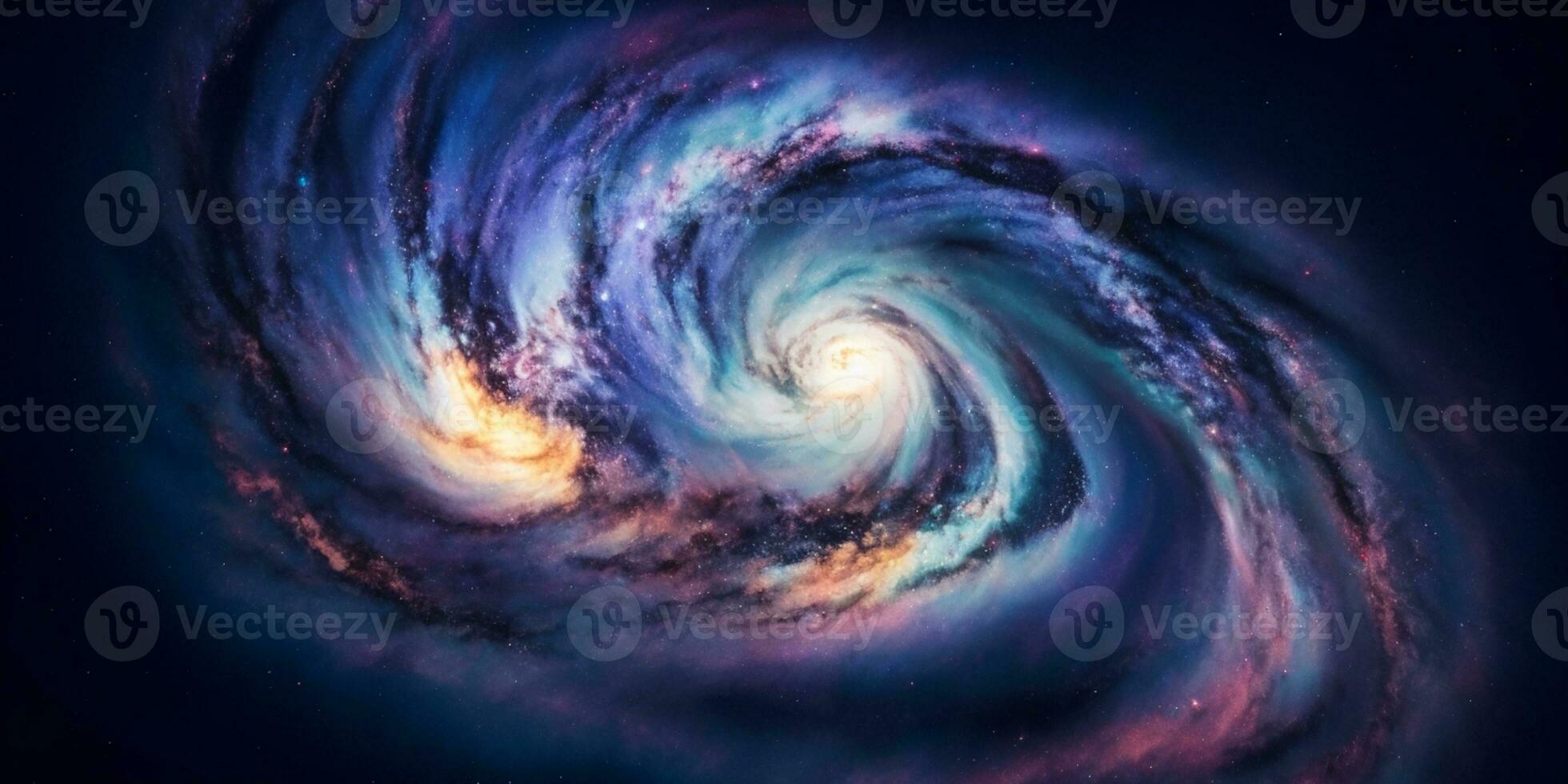 Galaxy. AI generated photo