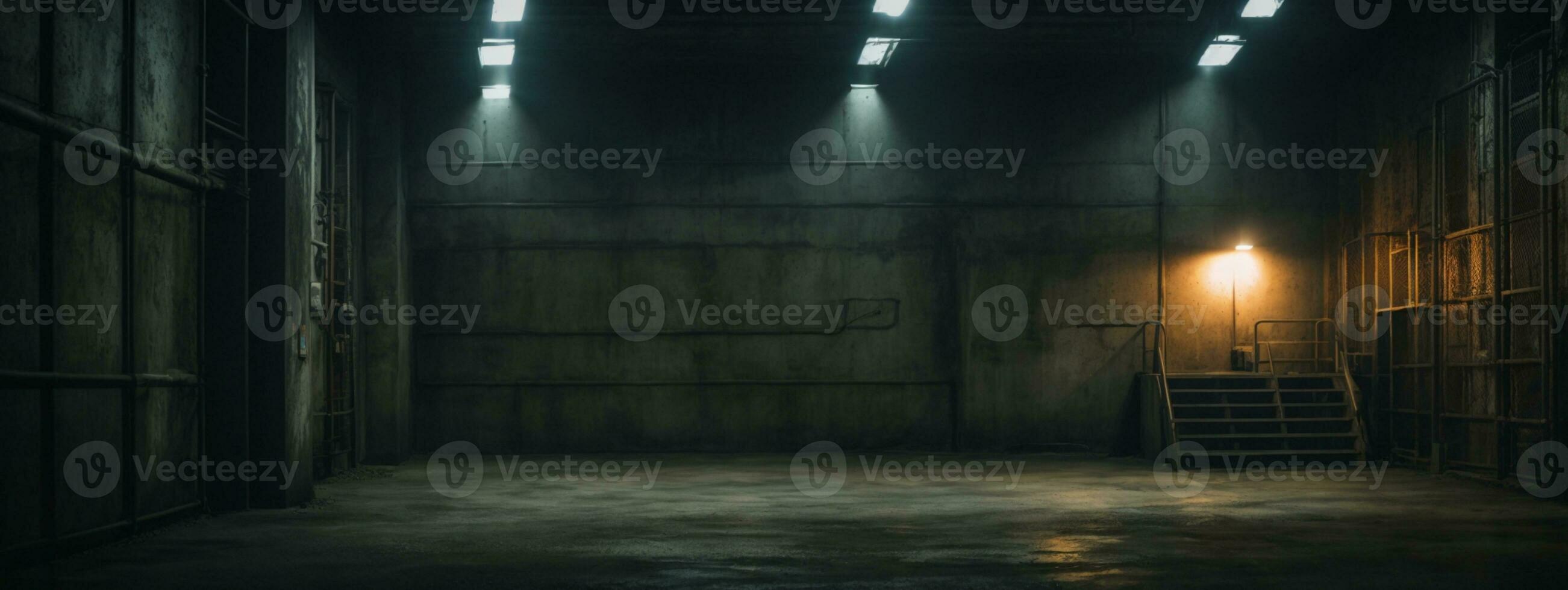 grunge industrial background. AI generated photo