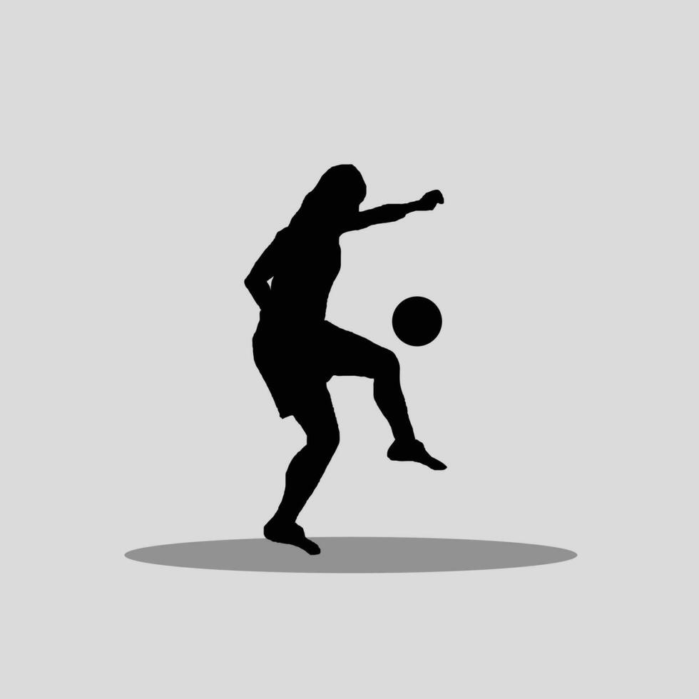 Football player vector clip art
