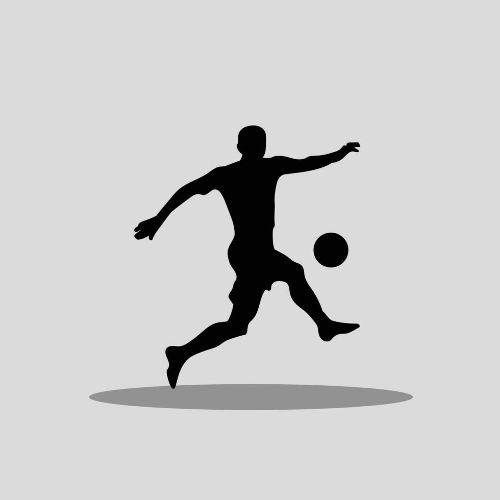 Football player vector clip art