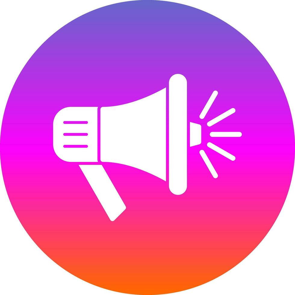 Megaphone Vector Icon Design