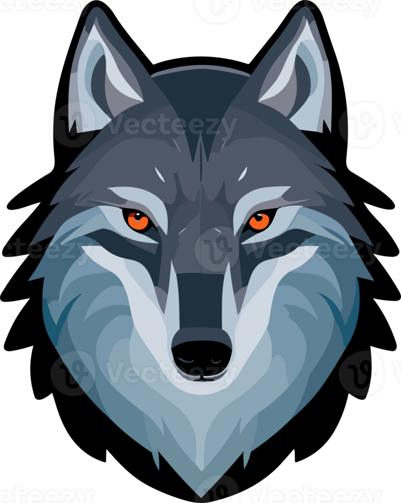 gris lobo logo ai generativo png