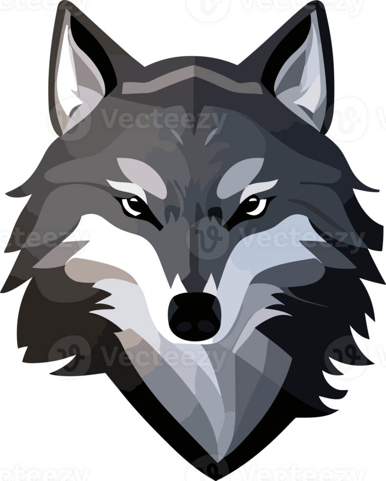 gris lobo logo ai generativo png