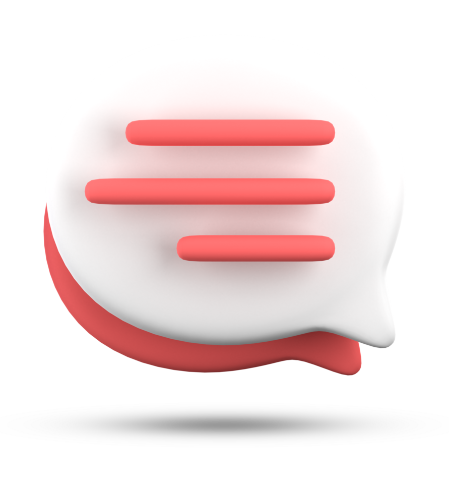 3d rendering of speech bubble icons, 3D pastel chat icon set. Set of 3d speak bubble. Chatting box, message box. Chat icon set. Balloon 3d style png