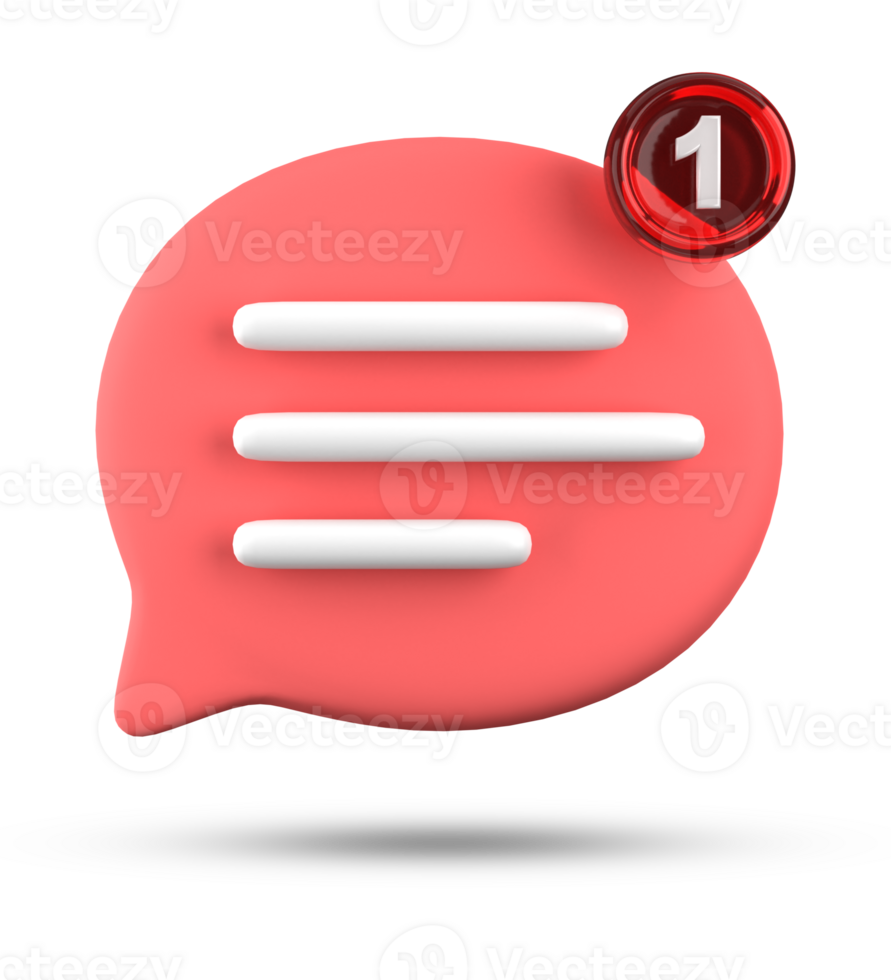 3d rendering of speech bubble icons, 3D pastel chat icon set. Set of 3d speak bubble. Chatting box, message box. Chat icon set. Balloon 3d style png