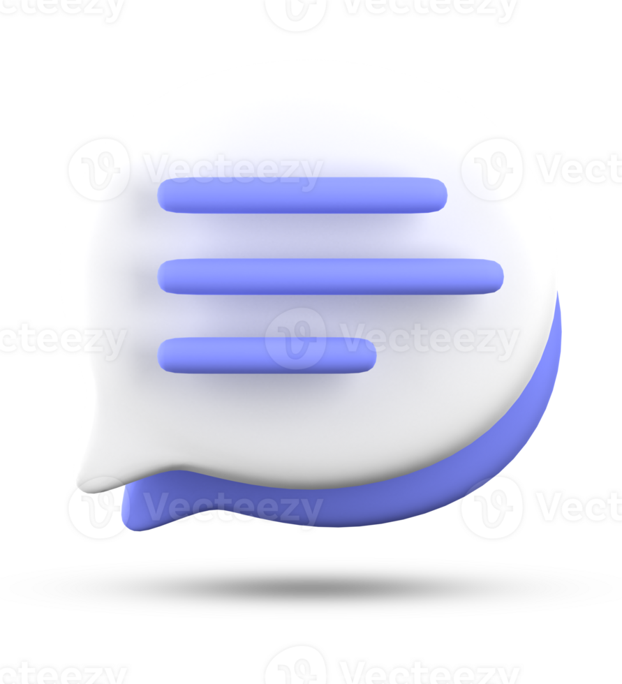 3d rendering of speech bubble icons, 3D pastel chat icon set. Set of 3d speak bubble. Chatting box, message box. Chat icon set. Balloon 3d style png