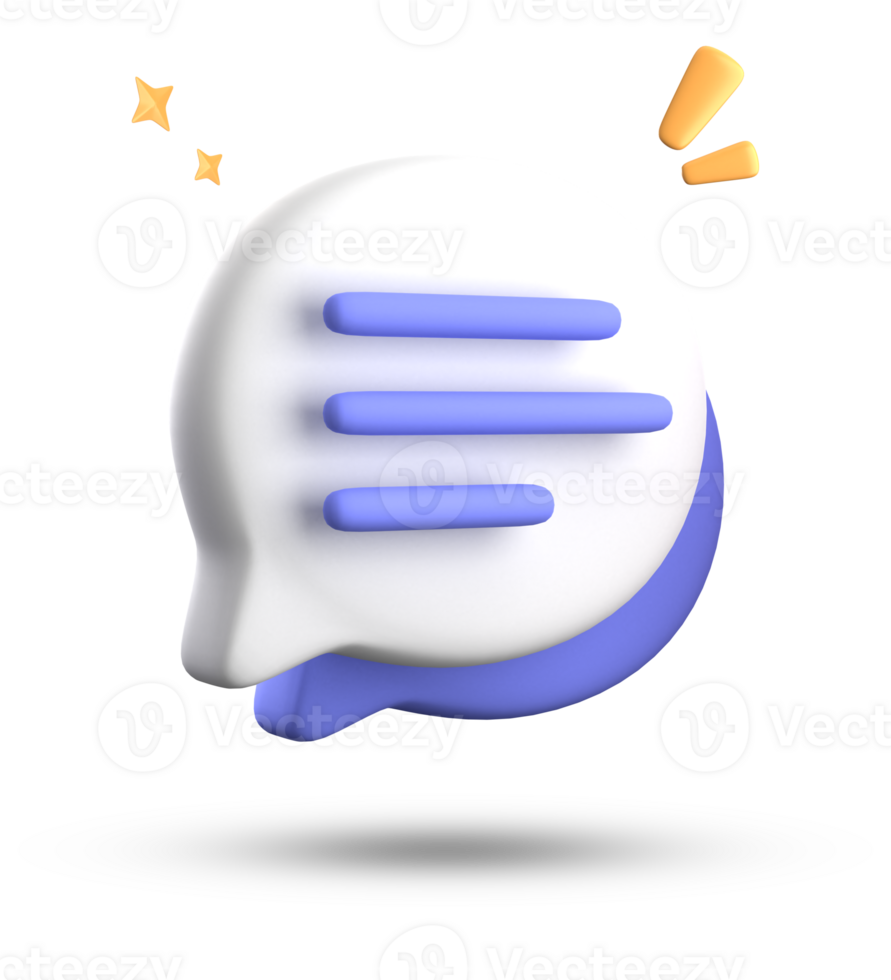 3d rendering of speech bubble icons, 3D pastel chat icon set. Set of 3d speak bubble. png