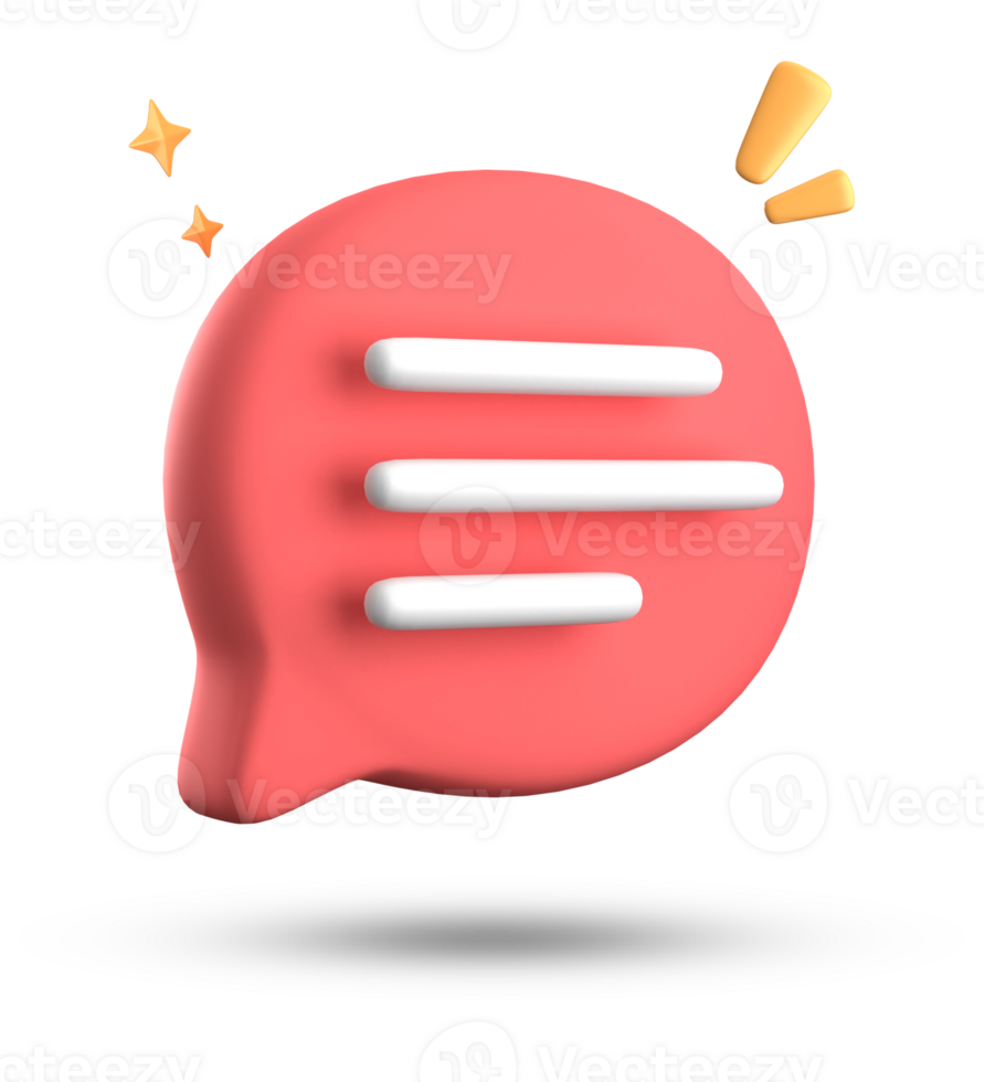 3d rendering of speech bubble icons, 3D pastel chat icon set. Set of 3d speak bubble. png