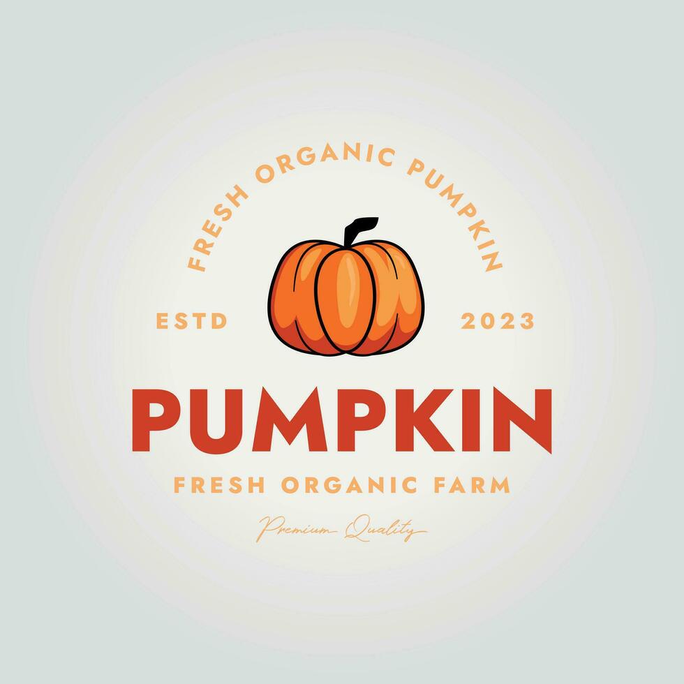 simple pumpkin logo, minimalist illustration of pumpkins icon vector design