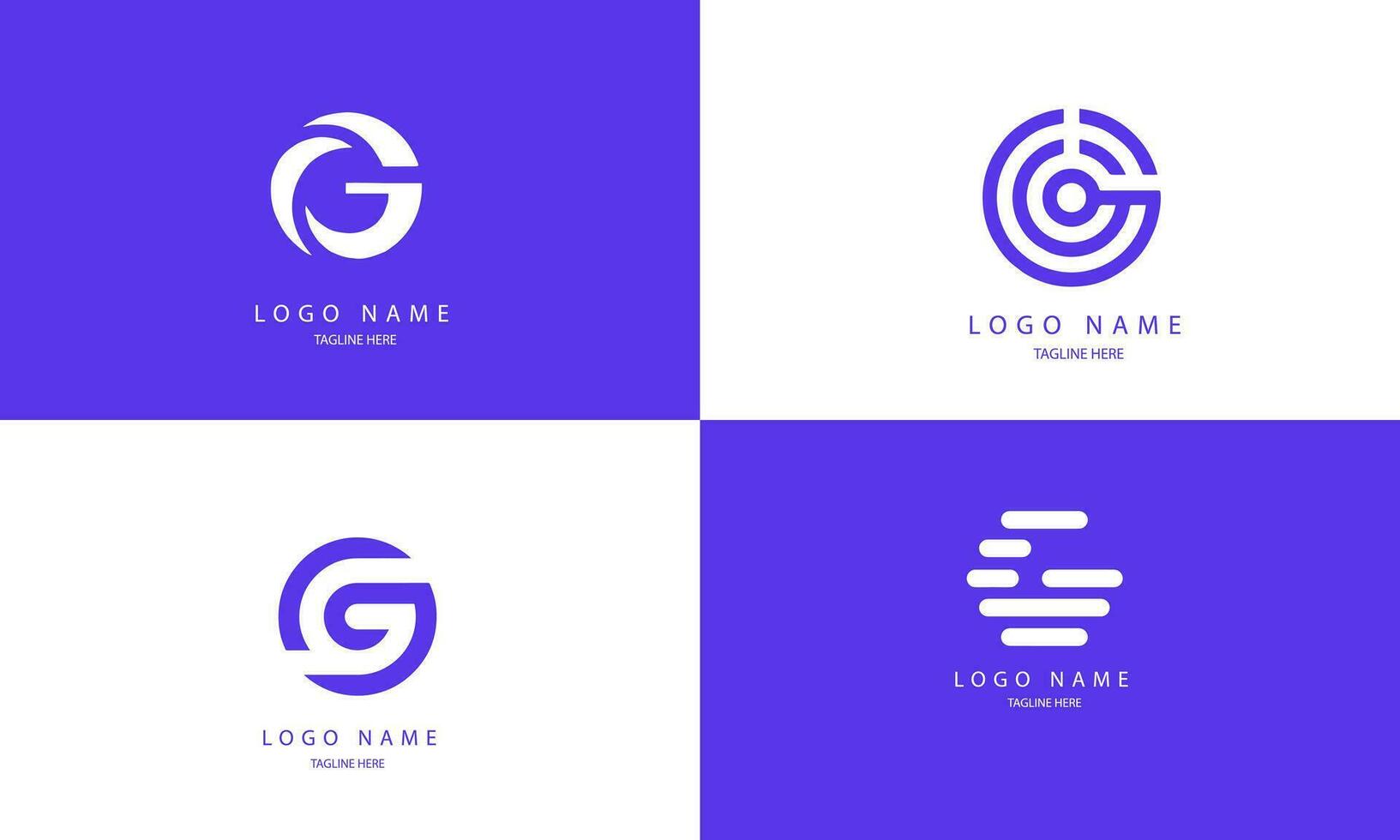 letter G logo design vector