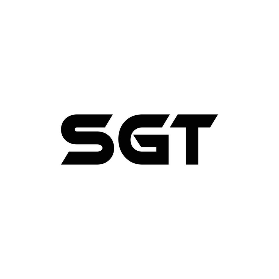 SGT Letter Logo Design, Inspiration for a Unique Identity. Modern Elegance and Creative Design. Watermark Your Success with the Striking this Logo. vector