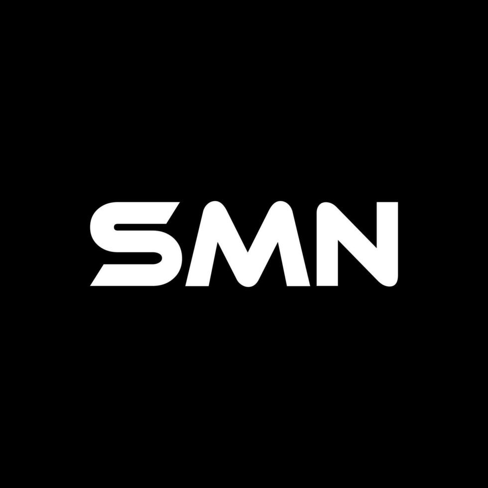 SMN Letter Logo Design, Inspiration for a Unique Identity. Modern Elegance and Creative Design. Watermark Your Success with the Striking this Logo. vector