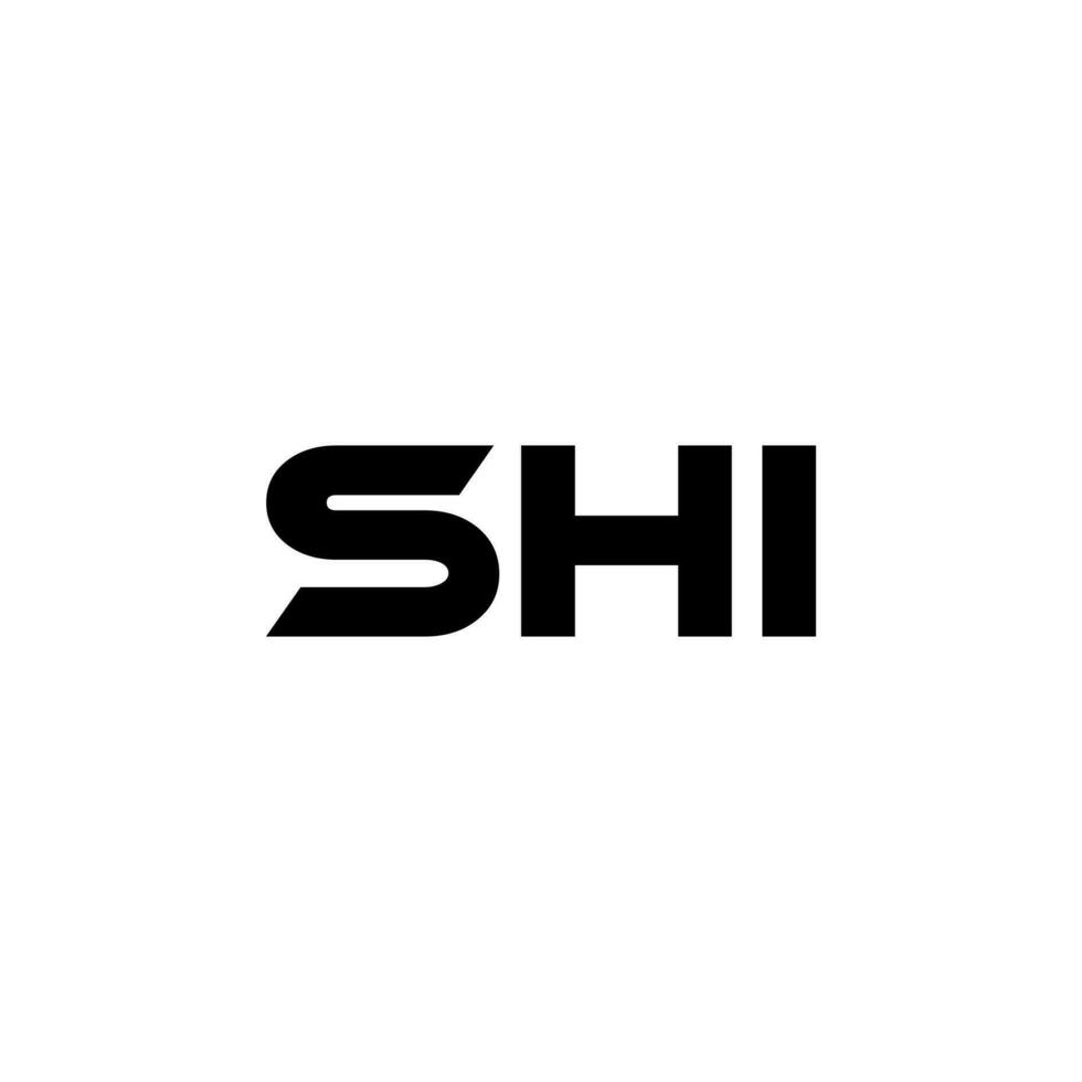 SHI Letter Logo Design, Inspiration for a Unique Identity. Modern Elegance and Creative Design. Watermark Your Success with the Striking this Logo. vector