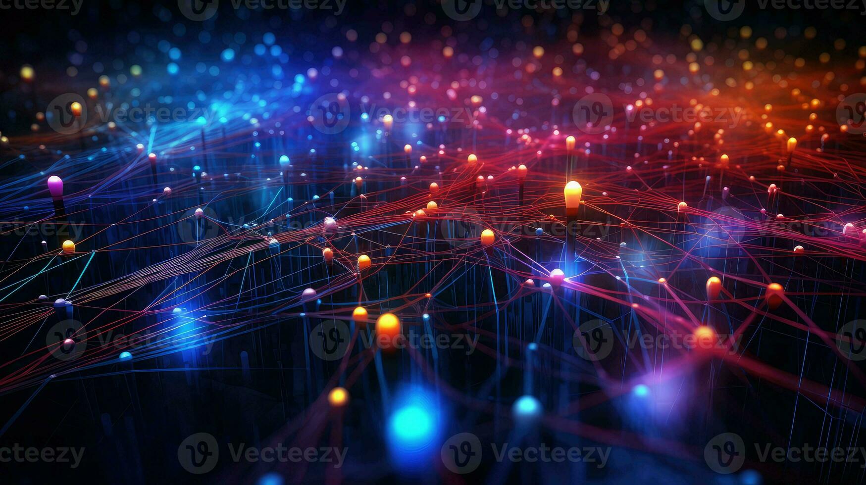 futuristic high tech data ai generated photo