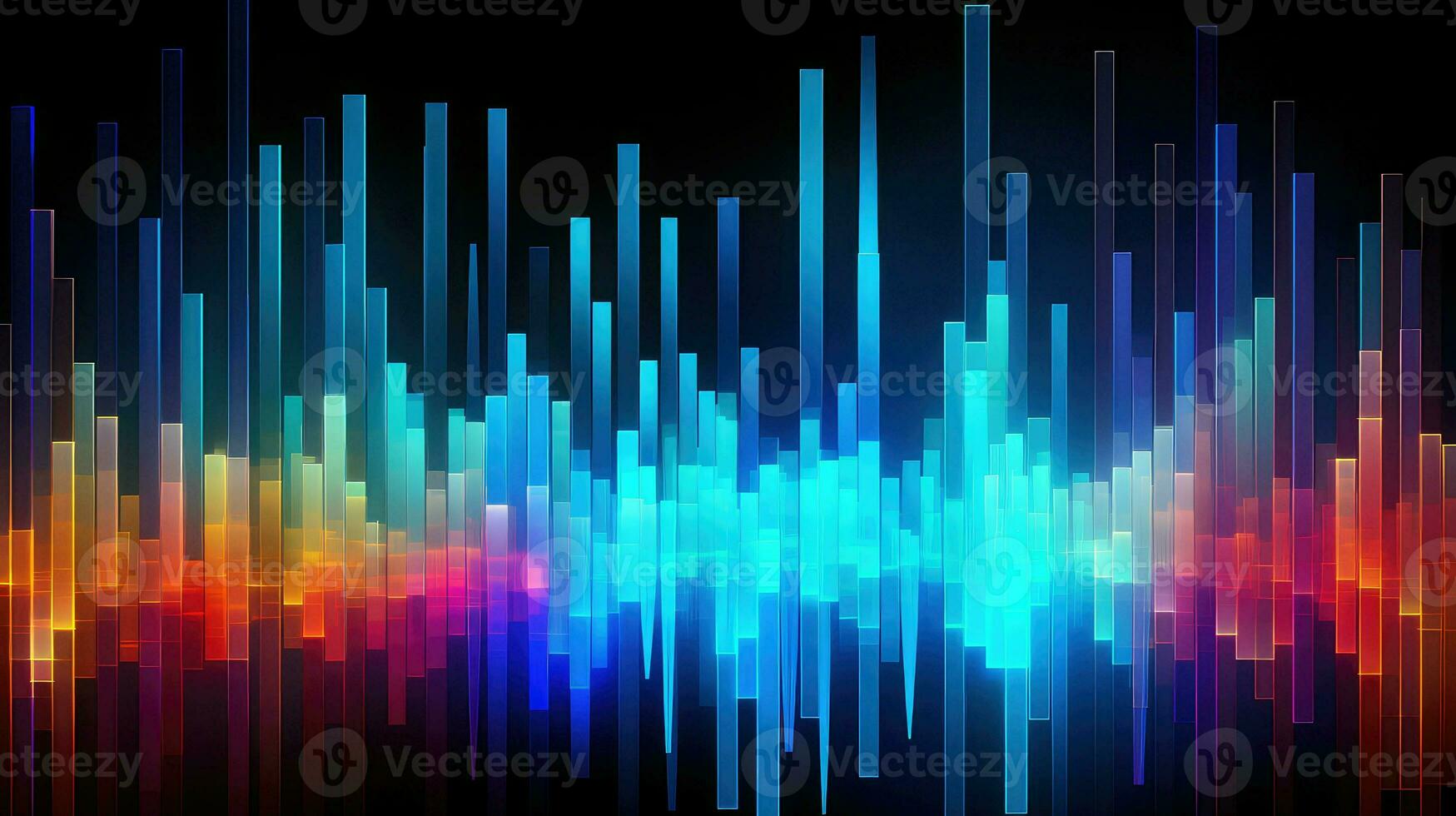 beat pulsating frequency grid ai generated photo