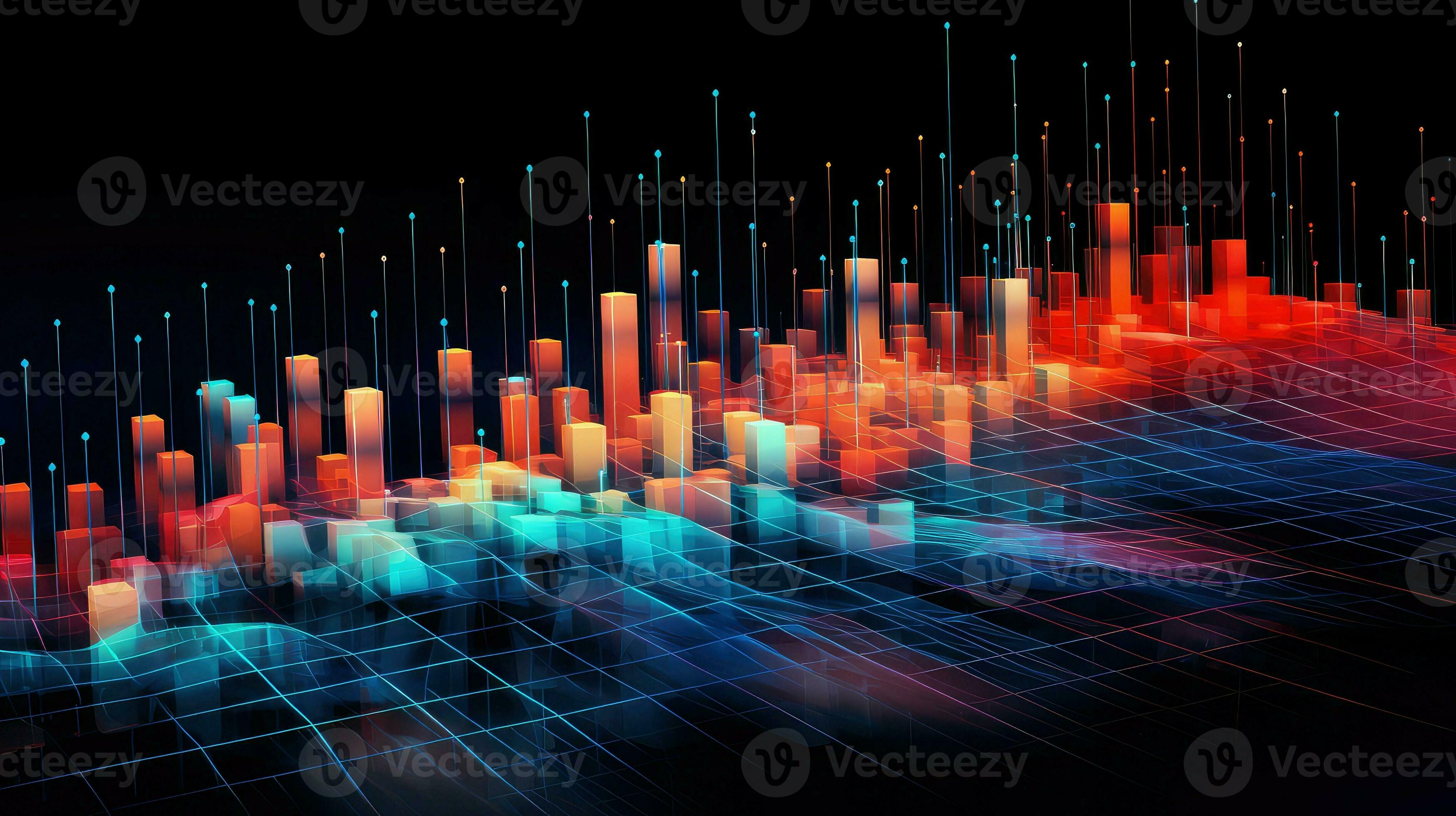 visualization sorting algorithm vizualization ai generated 29109308 ...