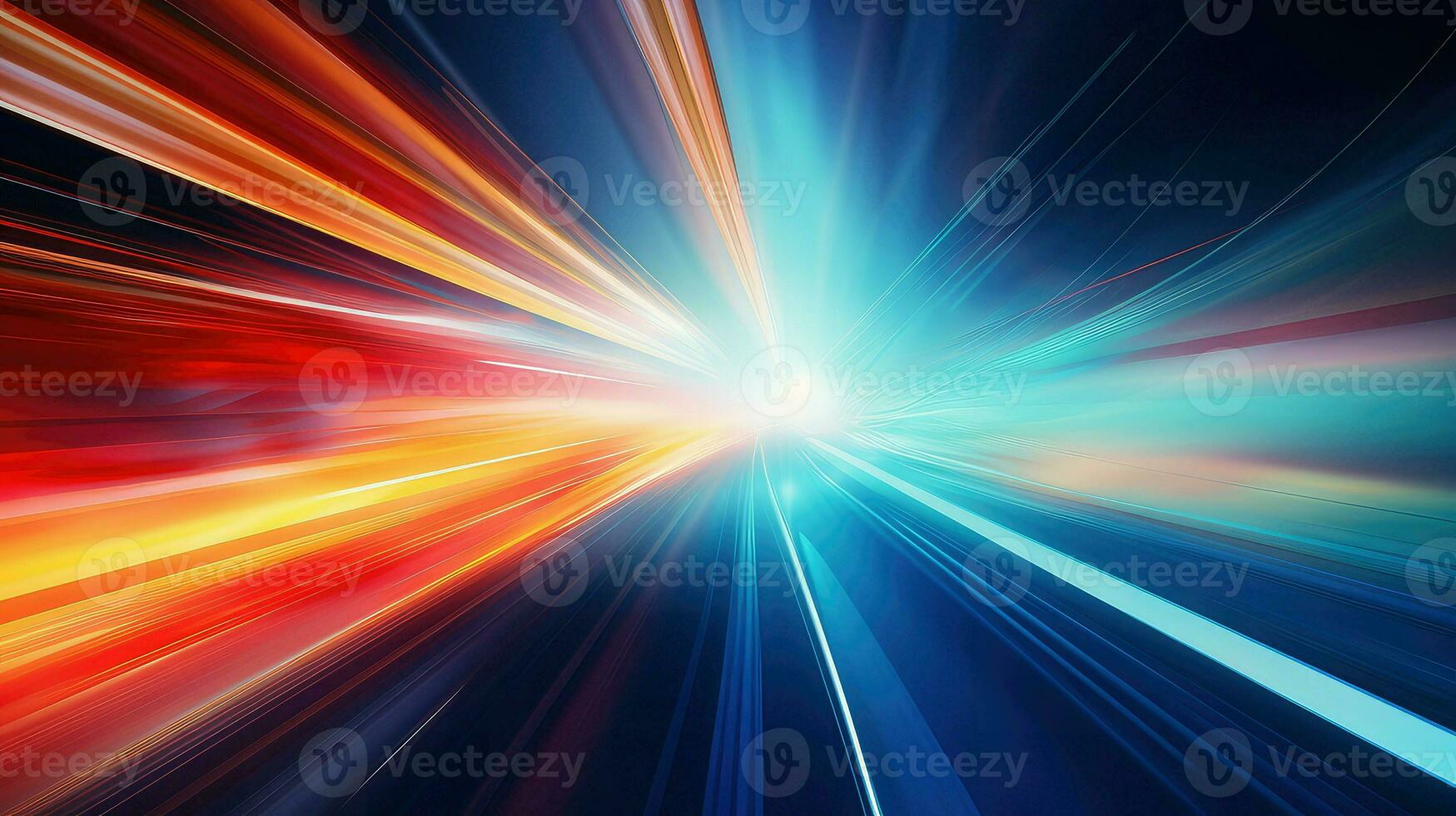 speed light trails velocity ai generated photo