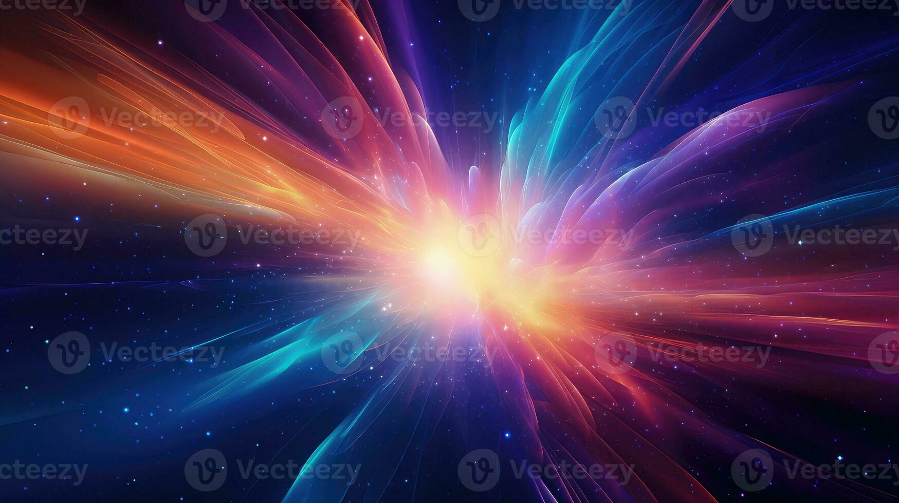 universe abstract particle nova ai generated photo