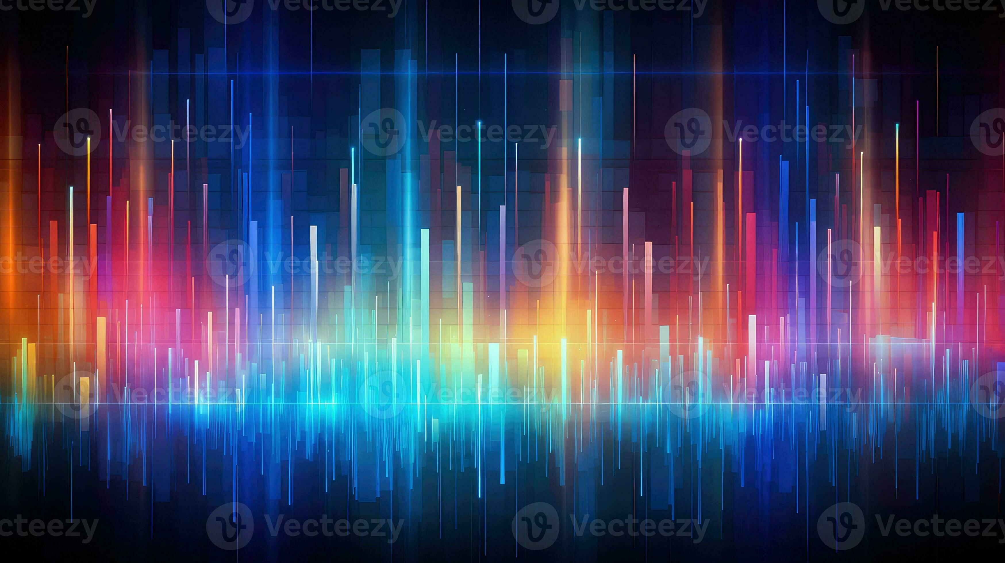 sound frequency pulse abstract ai generated 29109541 Stock Photo at