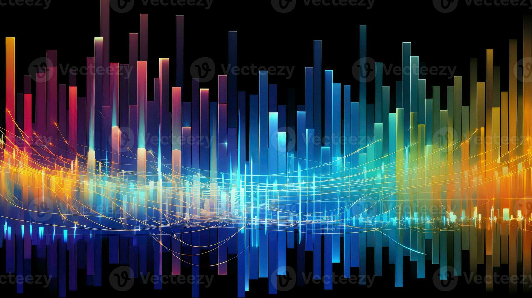 design musical visualization visualization ai generated photo