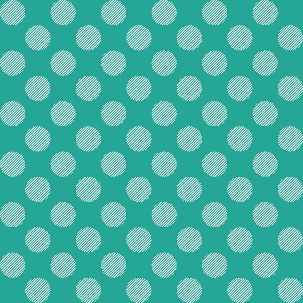 White dot pattern with oblique line on green background. Polkadot. Dot background. Seamless pattern. for backdrop, decoration, Gift wrapping vector