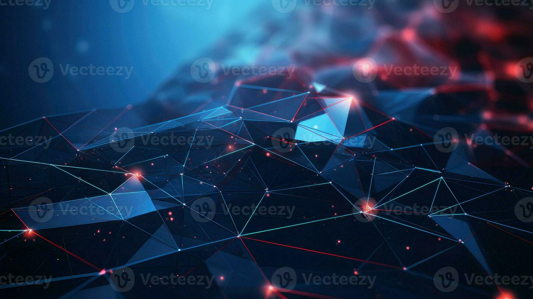 structure wireframe intersections abstract ai generated photo