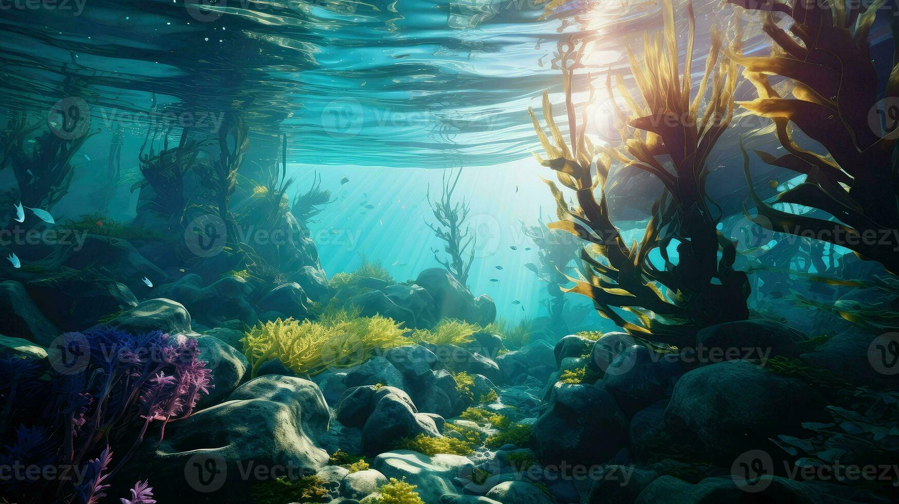 ocean underwater kelp forests ai generated 29109929 Stock Photo at Vecteezy