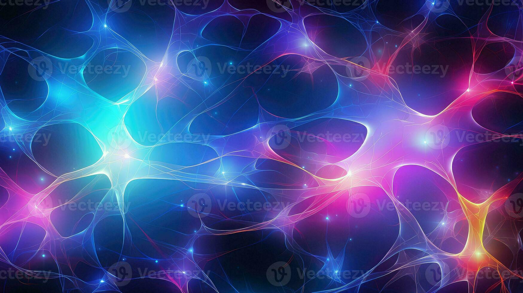 connection vibrant neural connections ai generated photo