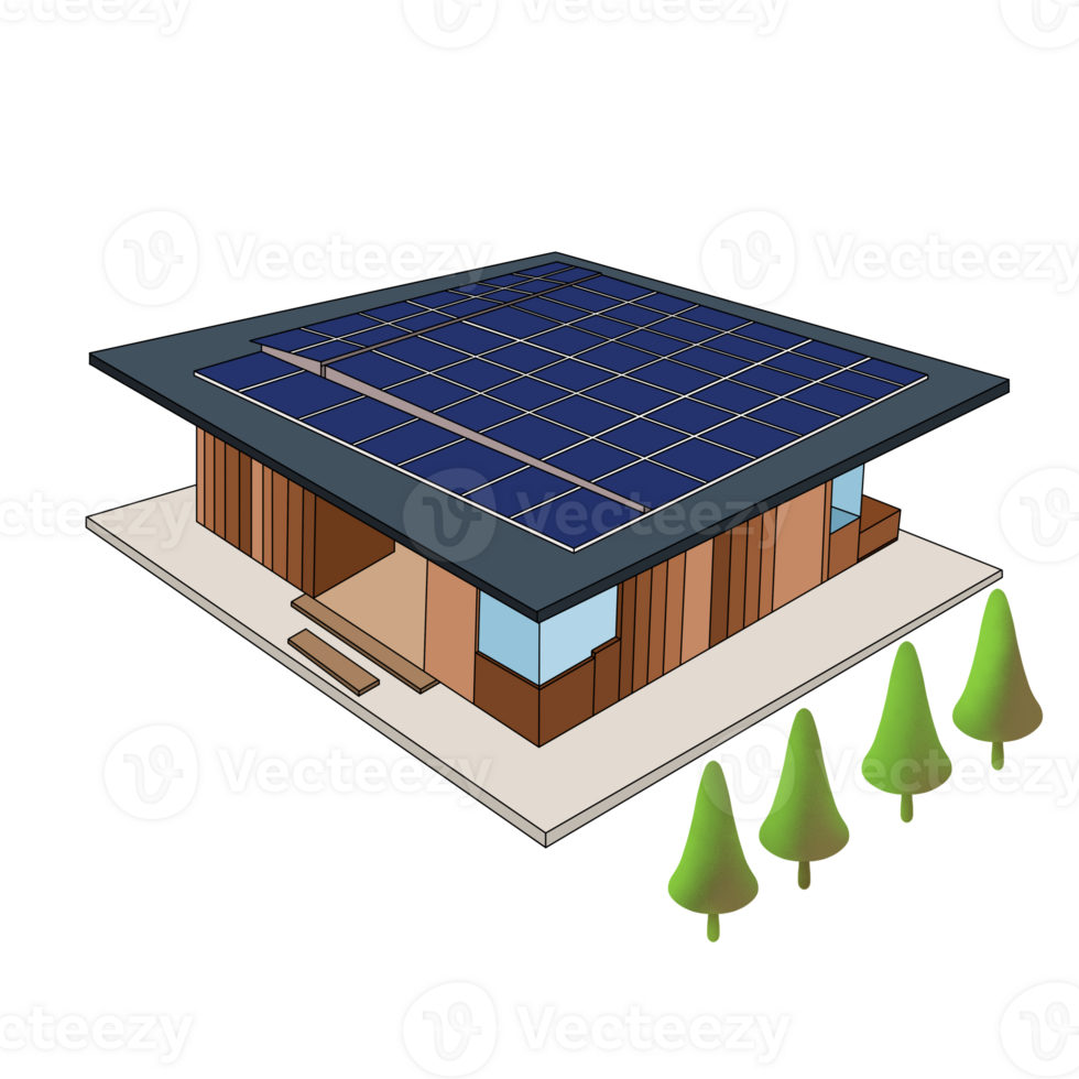 Solar panels installation on family house roof, connecting the home renewable power energy system to grid, Clean electricity production, Solar panels installation service png