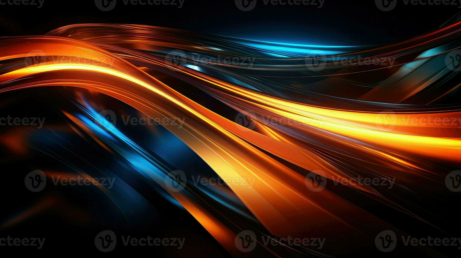 abstract racing luminescence composition ai generated photo