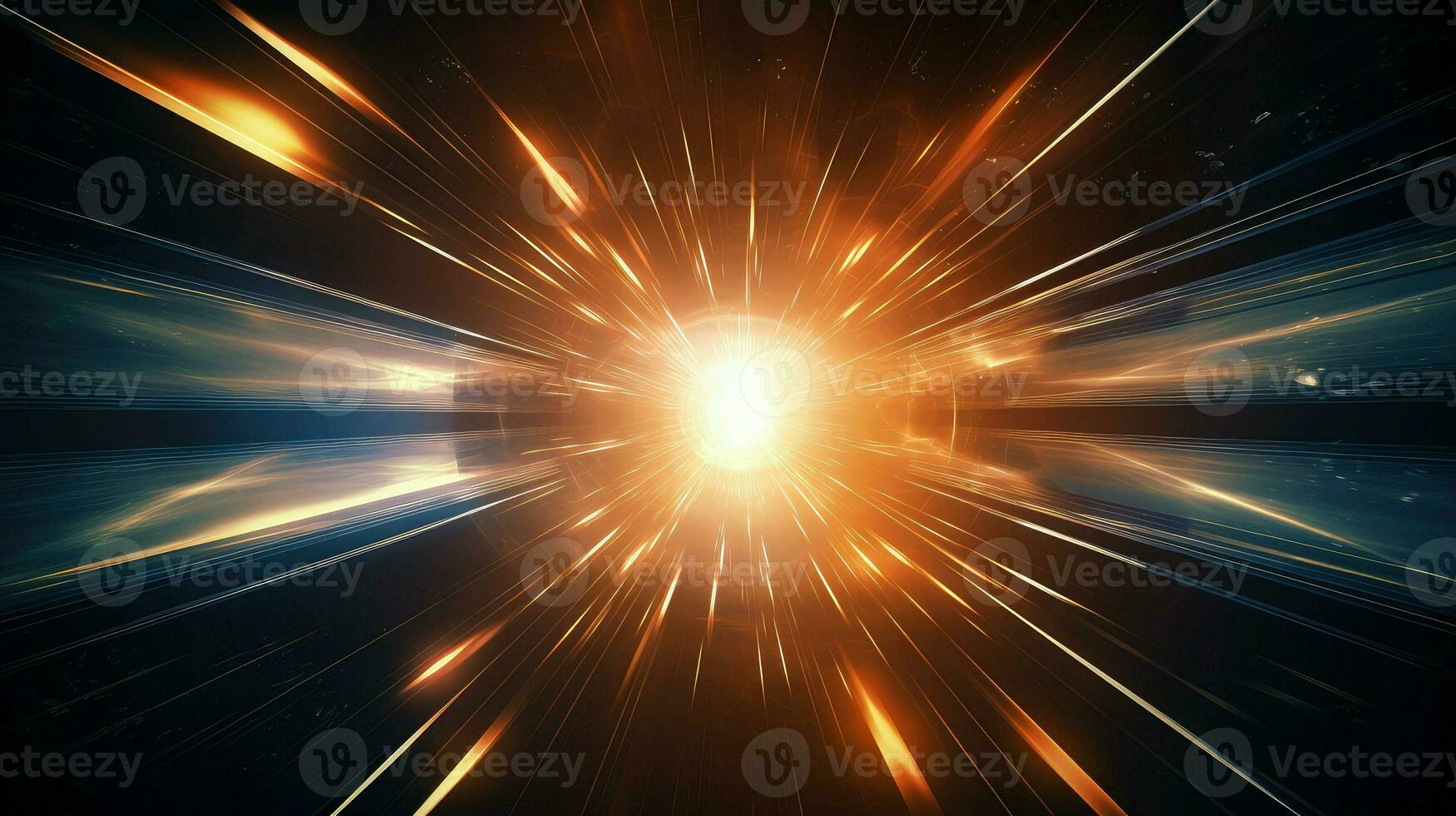 space luminous warp drive ai generated photo