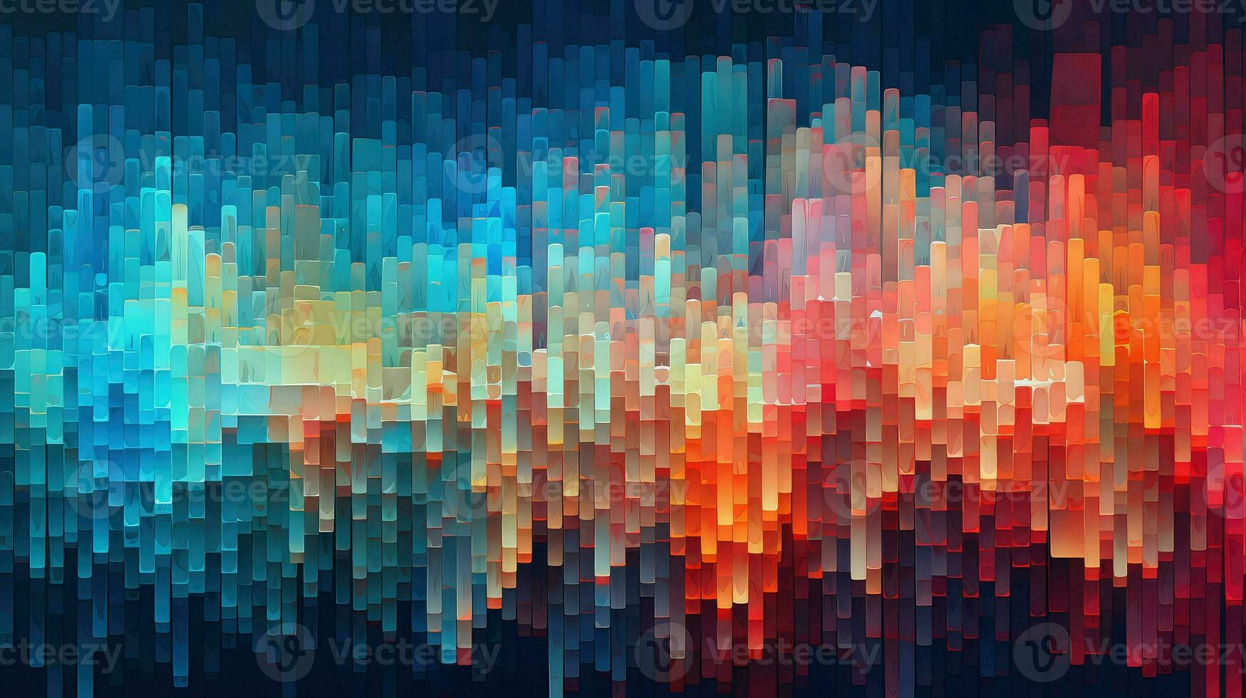 background glitch pixel patterns ai generated photo