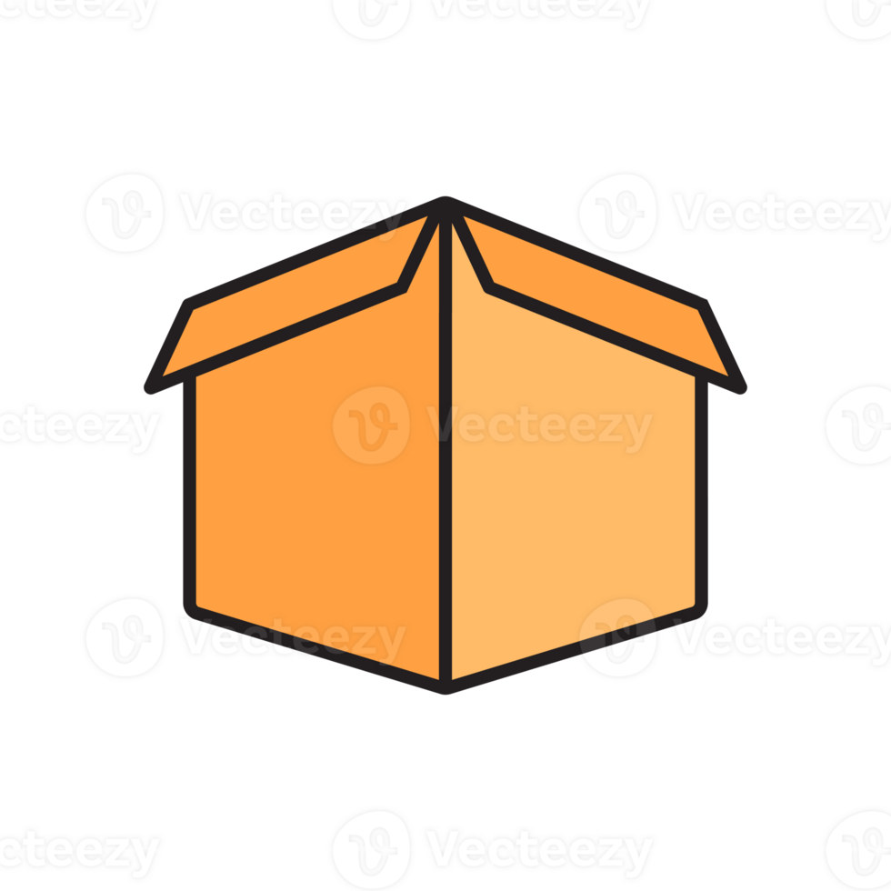 cardboard box element 29110357 PNG