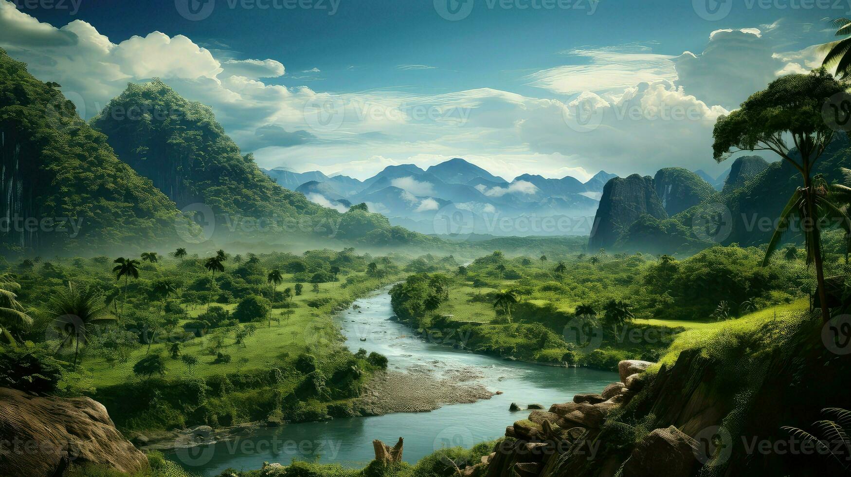 jungle ecuadorian amazon amazon ai generated photo
