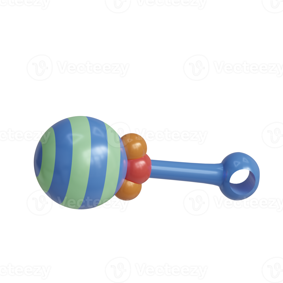 3d rendered babys toy perfect for baby product design project png